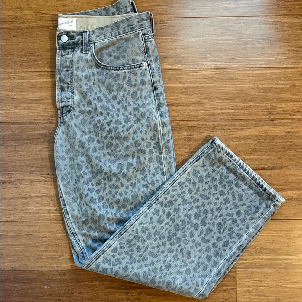 Universal Thread Leopard Print Slim Jeans